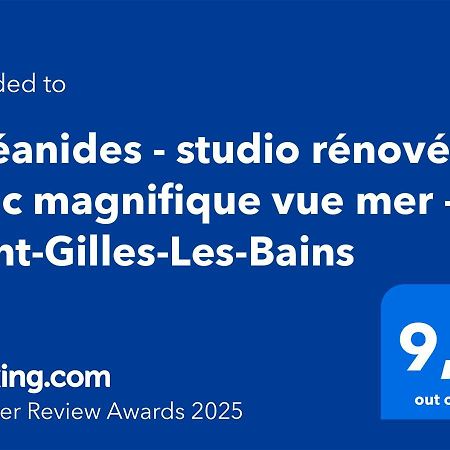 Oceanides - Studio Renove Avec Magnifique Vue Mer - Saint-Gilles-Les-Bains Saint-Gilles-les-Bains Exterior foto